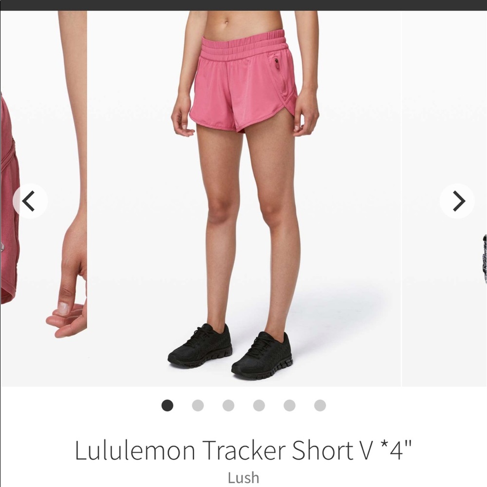 Lululemon Tracker Short V *4"